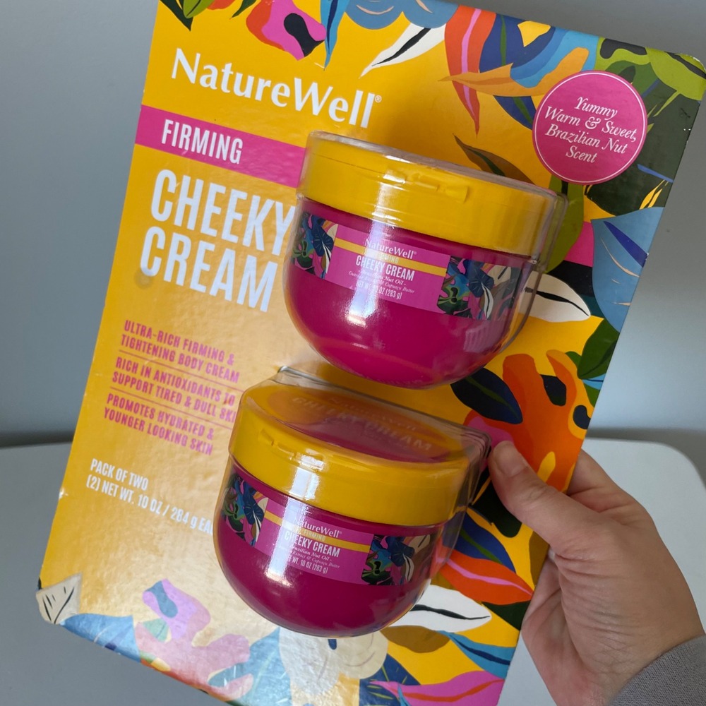 NatureWell Firming Cheeky Cream Ultra Rich Hydrating Body Lotion Twin Pack - Picture 4 of 5